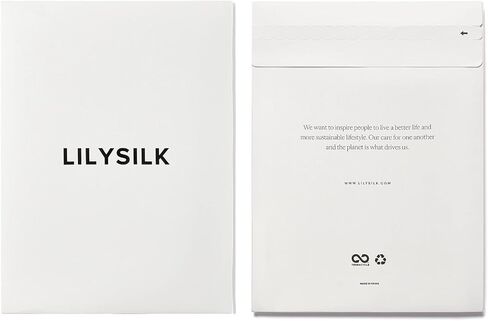 LilySilk Women's 100% Real Silk Pajamas Set V Neck 3/4 Long Sleeve 22 Momme Mulberry Silk Sleepwear in Kuwait