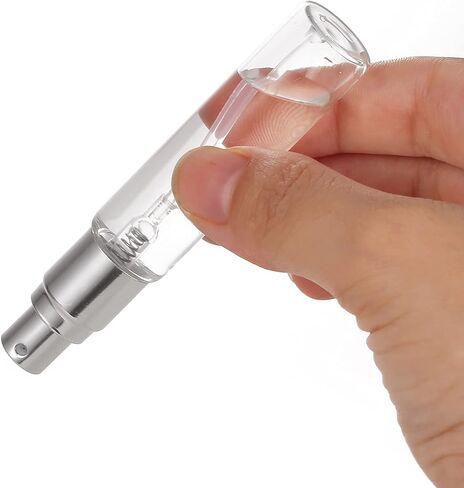 ZbFwmx 20 Pack Set 10ML Protable Refill Bulk Atomizer Spray Travel Perfume Bottle Hydrating Empty Bottle (Gold Caps) in Saudi Arabia