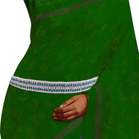 I Jewels 18K Gold Plated Indian Wedding Bollywood Kundan & Pearl Studded Adjustable Kamarband/Belly Chain For Women/Girls (B032) in Kuwait