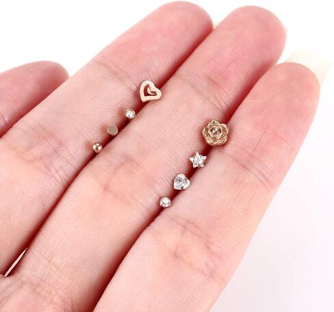 PEAKLINK 20G ترصيع الأنف الجراحية الصلب الأنف ترصيع مسامير الأنف الدائري هوب ثقب الجسم in Kuwait