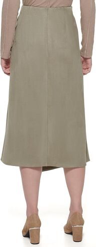 DKNY Women's Wrap Midi Pull-on Sportswear Skirt in Saudi Arabia