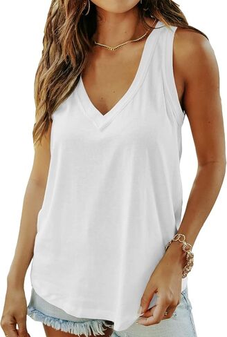 lime flare Women Sexy Summer Cami Tank Top Loose Fit Sleeveless Camisole Shirt in Kuwait