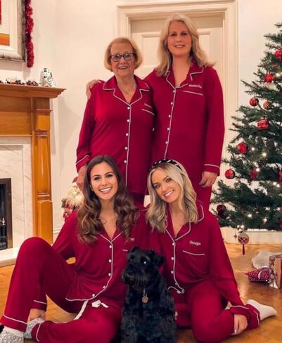 Hagmeu Womens Pajama Sets Long Sleeve Nightwear Lounge Set Button Down Sleepwear Soft Pjs Set with Pockets in Saudi Arabia