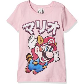 Nintendo Girls' Super Tanooki Mario Away Graphic Tee in Saudi Arabia