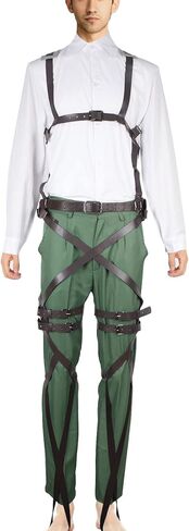 Edsluao أنيمي ميكاسا تأثيري ريكون فيلق تسخير فيلق المسح حزام الجلود زي الكبار هوكشوت زي تجهيزات حفلة الهالوين in Kuwait