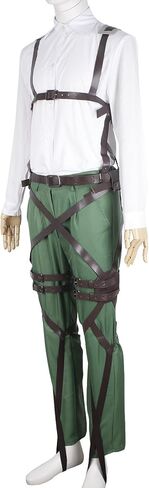 Edsluao أنيمي ميكاسا تأثيري ريكون فيلق تسخير فيلق المسح حزام الجلود زي الكبار هوكشوت زي تجهيزات حفلة الهالوين in Kuwait