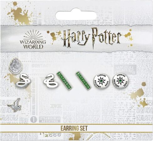 Official Harry Potter Slytherin Set of 3 Stud Earrings in Saudi Arabia
