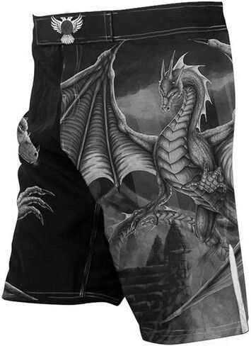 شورت Raven Fightwear للرجال White Dragon MMA BJJ Black Edition in Saudi Arabia