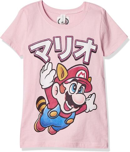 Nintendo Girls' Super Tanooki Mario Away Graphic Tee in Saudi Arabia