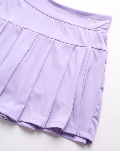 Reebok Girls Skirt Set - 2 Piece Short Sleeve Top and Flowy Tennis Skirt with Shorts Underneath - Girls Athletic Skort Set in Saudi Arabia