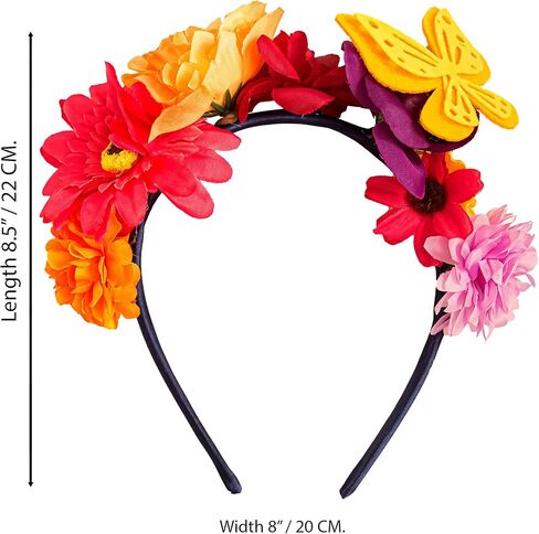 Disney Encanto Headband - Butterfly and Flower Headband for Encanto Costume, Cosplay, and Dress Up Headbands in Saudi Arabia