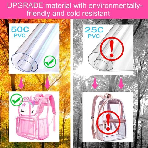 KLFVB 3PCS Clear Backpack for Boys, Kids Transparent Bookbag Stadium Approved, See Through School Bag for Elementary Preschool - Blue Dinosaur in Saudi Arabia