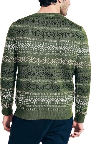 سترة Nautica Fair Isle Crewneck للرجال، شيف in Saudi Arabia