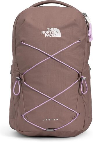 حقيبة ظهر للكمبيوتر المحمول من THE NORTH FACE للنساء للاستخدام اليومي Jester، لون رمادي داكن/ضباب لافندر، مقاس واحد in Saudi Arabia
