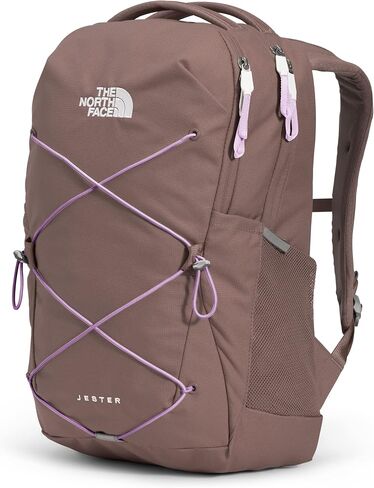 حقيبة ظهر للكمبيوتر المحمول من THE NORTH FACE للنساء للاستخدام اليومي Jester، لون رمادي داكن/ضباب لافندر، مقاس واحد in Saudi Arabia
