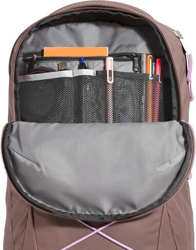 حقيبة ظهر للكمبيوتر المحمول من THE NORTH FACE للنساء للاستخدام اليومي Jester، لون رمادي داكن/ضباب لافندر، مقاس واحد in Saudi Arabia
