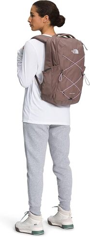 حقيبة ظهر للكمبيوتر المحمول من THE NORTH FACE للنساء للاستخدام اليومي Jester، لون رمادي داكن/ضباب لافندر، مقاس واحد in Saudi Arabia