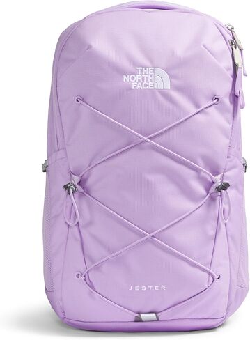 حقيبة ظهر للكمبيوتر المحمول من THE NORTH FACE للنساء للاستخدام اليومي Jester، لون رمادي داكن/ضباب لافندر، مقاس واحد in Saudi Arabia