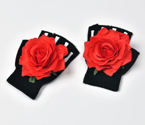 DreamLily Day of the dead Headpiece Red Rose skull Flower Crown Costume NC24 in Kuwait