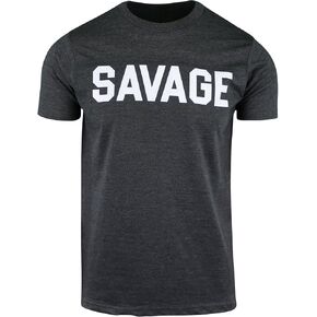 قميص رجالي من ShirtBANC، قميص Savage Hip Hop Culture Urban Apparel، تي شيرت Hustle Motivate in Kuwait