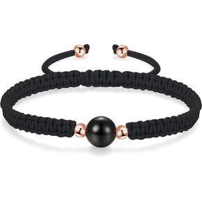 JENDEAR SHINE Natural Agate Bracelet for Women, 8MM Agate Bead Healing Stone Bracelet, Friendship Couple Birthday Gift