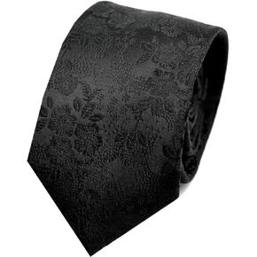 Mens Skinny Novelty Small Floral Cravat Ties Luxury Pattern Wedding Self Necktie