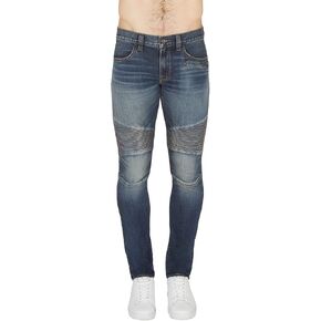 A｜X ARMANI EXCHANGE Men's J27 Mid Tone Skinny Biker Jeans in Saudi Arabia