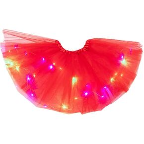 تنورة توتو LED من Eyret تنانير مضيئة بطبقات من التول تنانير الباليه سباركلي للحفلات والرقص توتو التنانير زي للنساء والفتيات in Kuwait