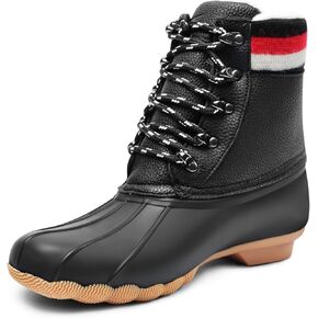 أحذية نسائية من 8 مراوح، أحذية مطر للكاحل مقاومة للماء معزولة دافئة للمطر والشتاء للنساء in Kuwait