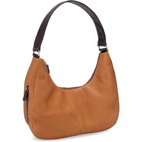 Le Donne Leather Hemlock Hobo Shoulder Bag - Premium Full-Grain Colombian Vaquetta Leather, 13"x8"x4"