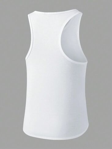SOLY HUX Men's Letter Graphic Tank Top Sleeveless Round Neck Summer Tops in Saudi Arabia