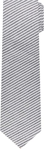 Jacob Alexander Men's Seersucker Striped Pattern Extra Long Neck Tie in Saudi Arabia