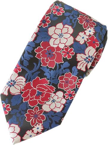 Towergem Extra Long Tie 63" Florals Men's Woven Jacquard Handmade XL Necktie in Saudi Arabia