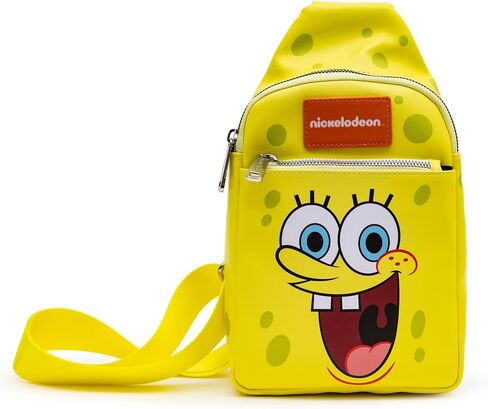 Nickelodeon Bag, Sling, SpongeBob SquarePants and Patrick Star, Bounding, Vegan Leather in Saudi Arabia
