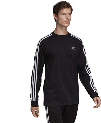 adidas Originals Men's 3-Stripes Long Sleeve T-Shirt in Saudi Arabia