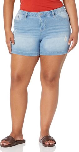 Royalty For Me Women's Plus Size Wannabettabutt Side Slit Hem Shorts Sustainable in Saudi Arabia