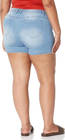 Royalty For Me Women's Plus Size Wannabettabutt Side Slit Hem Shorts Sustainable in Saudi Arabia