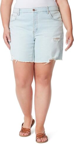 Jessica Simpson Womens Faded Low-Rise Denim Shorts in Saudi Arabia
