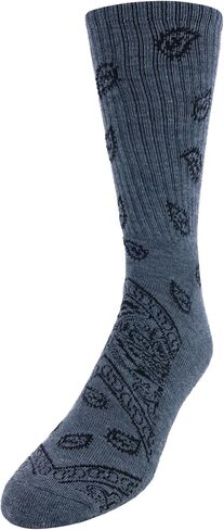 CTM® Men's Asombroso Bandana Socks (1 Pair) in Kuwait
