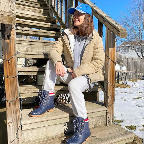 أحذية نسائية من 8 مراوح، أحذية مطر للكاحل مقاومة للماء معزولة دافئة للمطر والشتاء للنساء in Kuwait