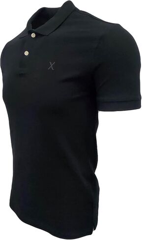 قميص بولو بيكيه عصري للرجال من Express (متوسط، أسود X) in Kuwait