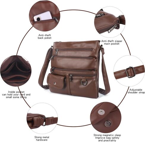 Angel Kiss Small Shoulder Bag for Women Crossbody Purses and Handbags Multi Pockets Hobo Bags in Kuwait