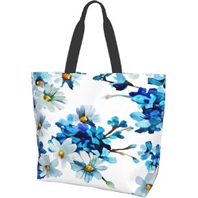 حقيبة يد AmerTac كبيرة للنساء حقائب كتف كاجوال هدايا قابلة لإعادة الاستخدام مقاومة للماء للسفر في عطلة نهاية الأسبوع وتسوق البقالة في الهواء الطلق in Kuwait