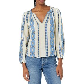 Velvet by Graham & Spencer Women's Nanni Jacquard Blouse in Saudi Arabia