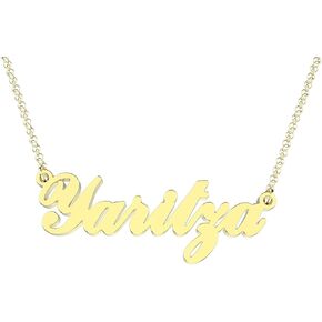 قلادة Haobase حرف Y تحمل اسمًا شخصيًا، قلادة أنيقة تحمل اسم لوحة الاسم، مجوهرات هدايا شخصية للنساء والفتيات المراهقات in Kuwait