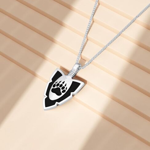 Protection Necklace 925 Sterling Silver Anubis Ankh Medusa Bastet Satanic Tetragrammaton Pendant Necklace Amulet Necklace Ancient Egyptian Greek Mythology Jewelry Gifts for Men Women in Kuwait