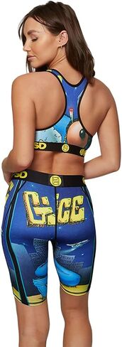 PSD Women's Bike Short (Blue/Drr Gin& Juice Biker, L) in Saudi Arabia