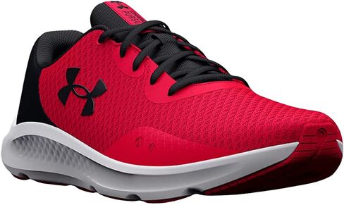 Under Armour Men's Charged Pursuit 3 Running Shoe, Red/White/Black, 10.5 M in Saudi Arabia