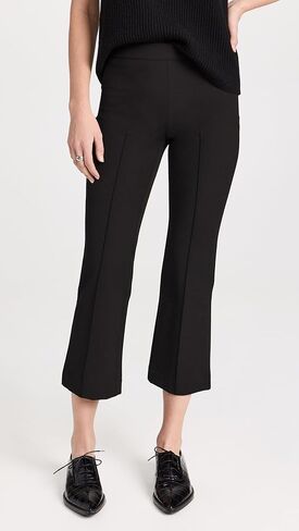 Vince womens Mid Rise Pintuck Crop Flare Pant Pants in Kuwait