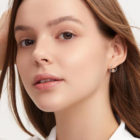 PELOVNY Christmas Gifts Women's Earrings Dog Frog Butterfly Earrings 925 Sterling Silver Animal Hoop Earrings for women Animal Jewelry Gift for Women Her in Kuwait